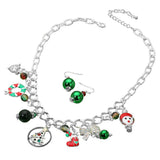 Christmas Charm Station Necklace - Madeline Love - Flyclothing LLC