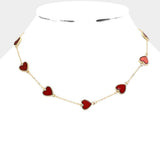 Heart Station Necklace - Madeline Love - Flyclothing LLC