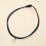 Pearl Charm Accent Adjustable Cord Necklace - Madeline Love - Flyclothing LLC