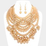 Bubble Multi Layered Statement Necklace - Madeline Love - Flyclothing LLC
