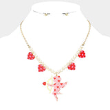 Heart Cupid Pendant Pearl Necklace - Madeline Love - Flyclothing LLC