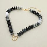 Chunky Resin Disc Beaded Necklace - Madeline Love - Flyclothing LLC
