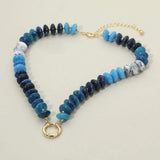 Chunky Resin Disc Beaded Necklace - Madeline Love - Flyclothing LLC