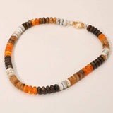 Chunky Resin Disc Beaded Necklace - Madeline Love - Flyclothing LLC