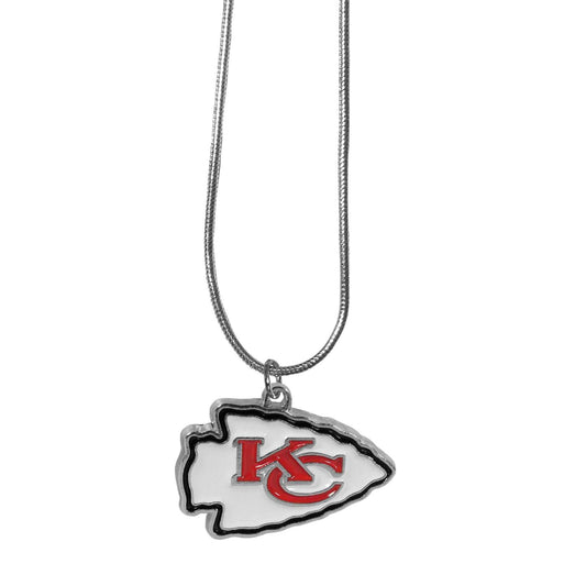 Kansas City Chiefs Snake Chain Necklace - Kansas City Chiefs - Flyclothing LLC