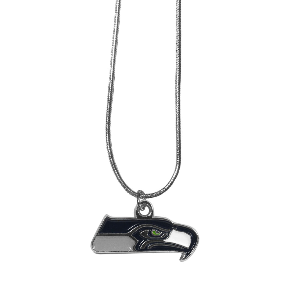 Seattle Seahawks Snake Chain Necklace - Seattle Seahawks
