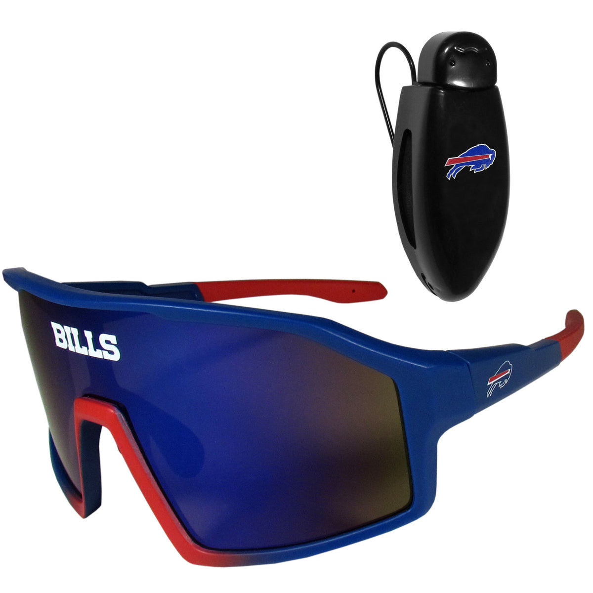 Buffalo Bills Shield Sunglasses with Visor Clip