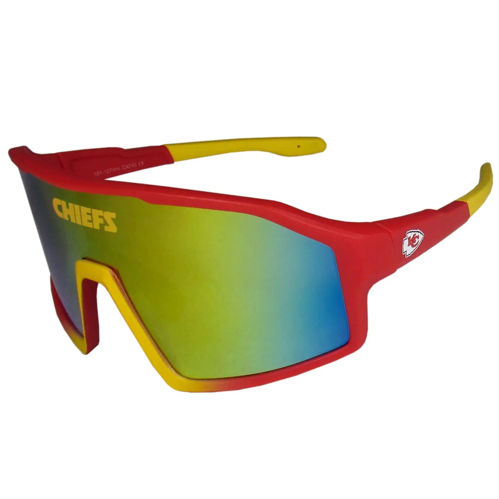 Kansas City Chiefs Navigator Shield Sunglasses - Kansas City Chiefs - Flyclothing LLC