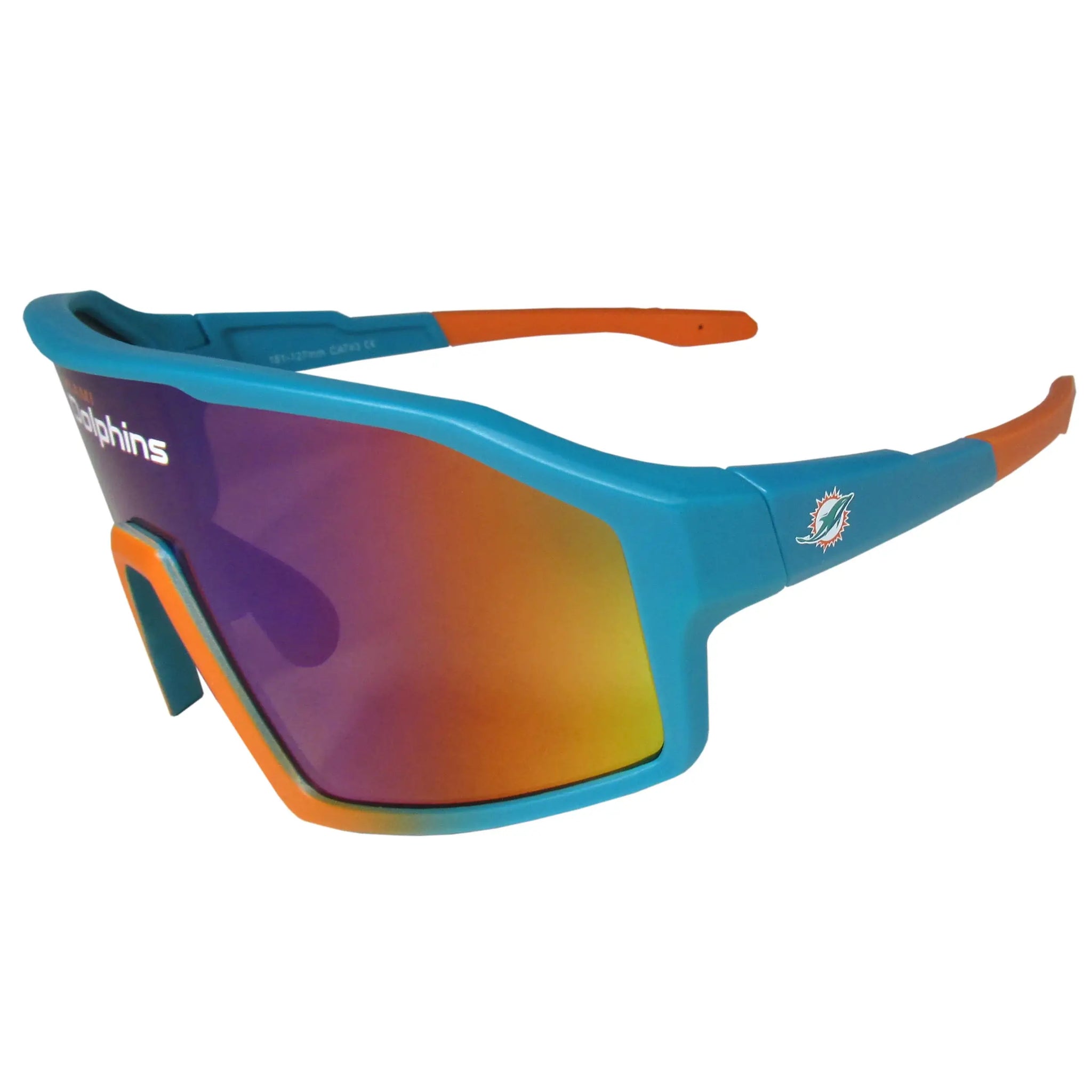 Miami Dolphins Navigator Shield Sunglasses - Miami Dolphins - Flyclothing LLC