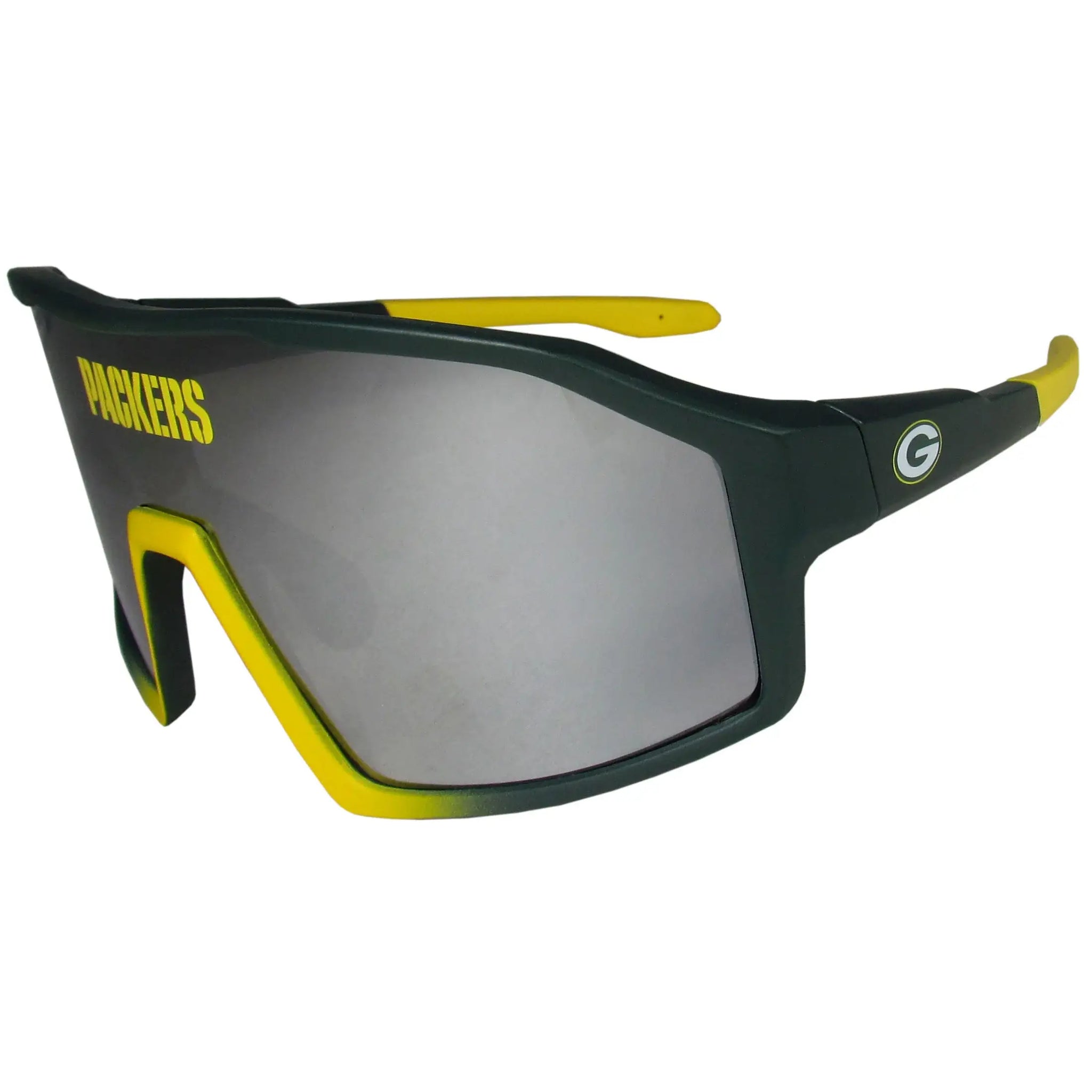 Green Bay Packers Navigator Shield Sunglasses - Green Bay Packers - Flyclothing LLC