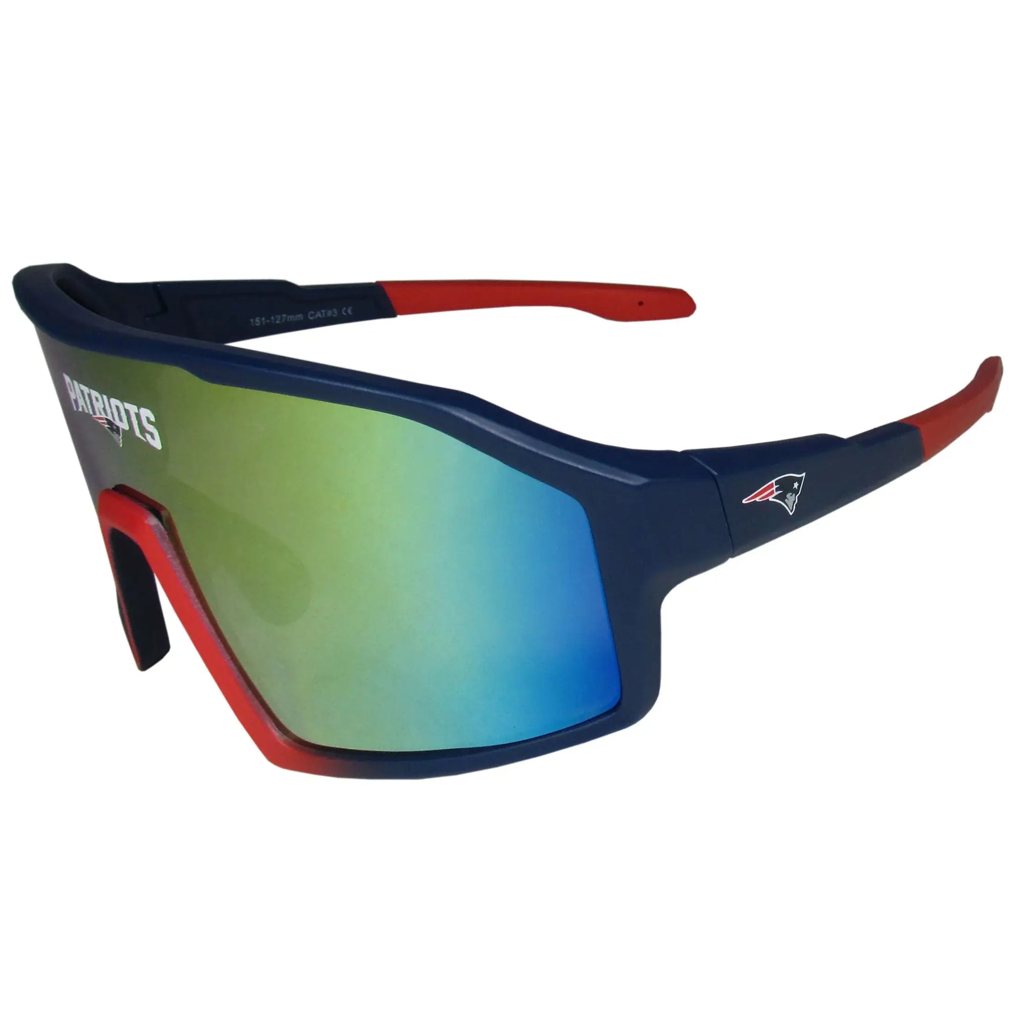 New England Patriots Navigator Shield Sunglasses - New England Patriots - Flyclothing LLC