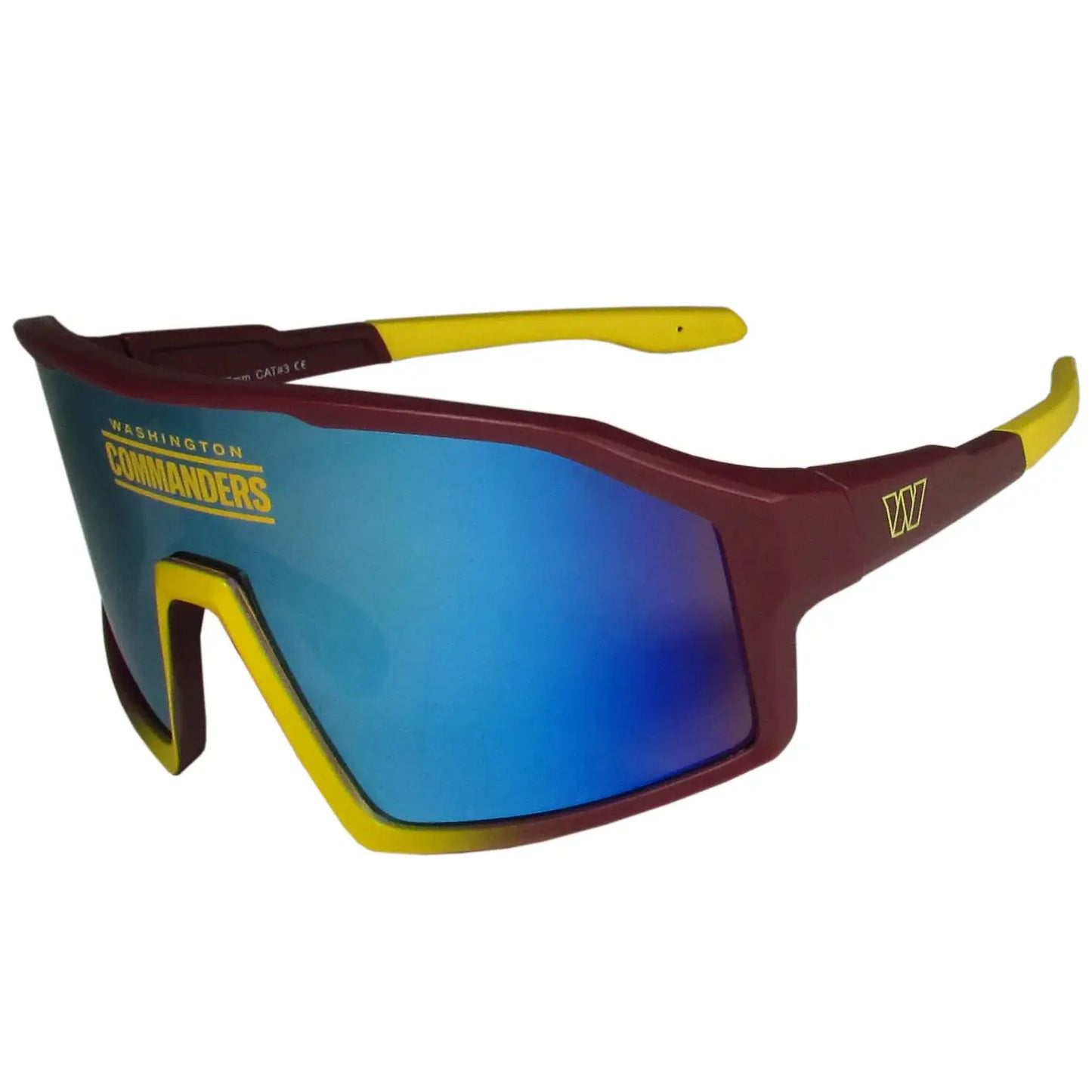 Washington Commanders Navigator Shield Sunglasses - Washington Commanders - Flyclothing LLC