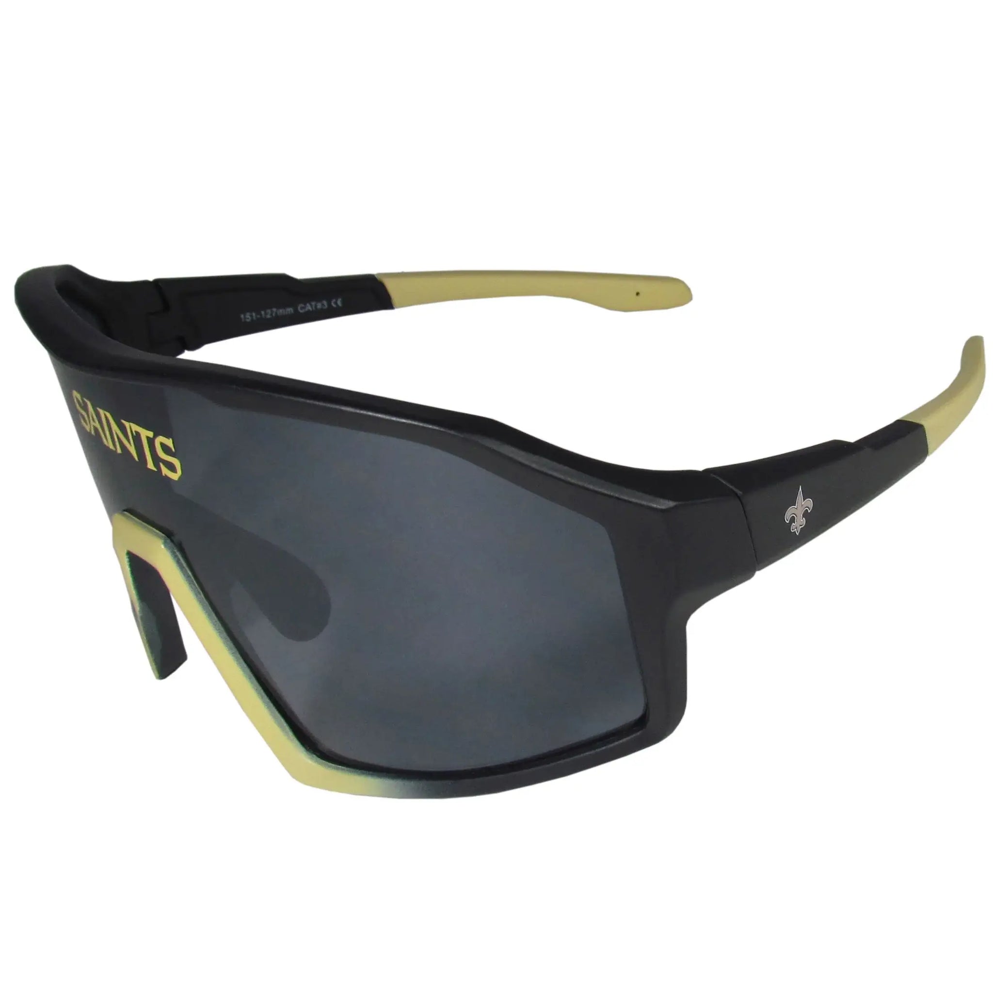 New Orleans Saints Navigator Shield Sunglasses - New Orleans Saints - Flyclothing LLC