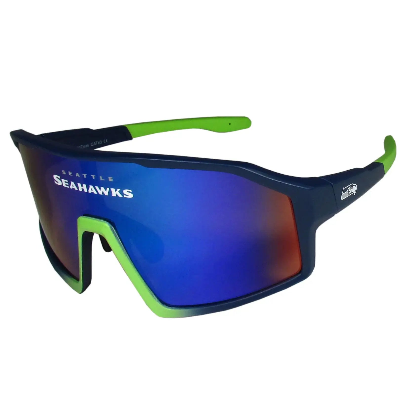 Seattle Seahawks Navigator Shield Sunglasses - Seattle Seahawks - Flyclothing LLC