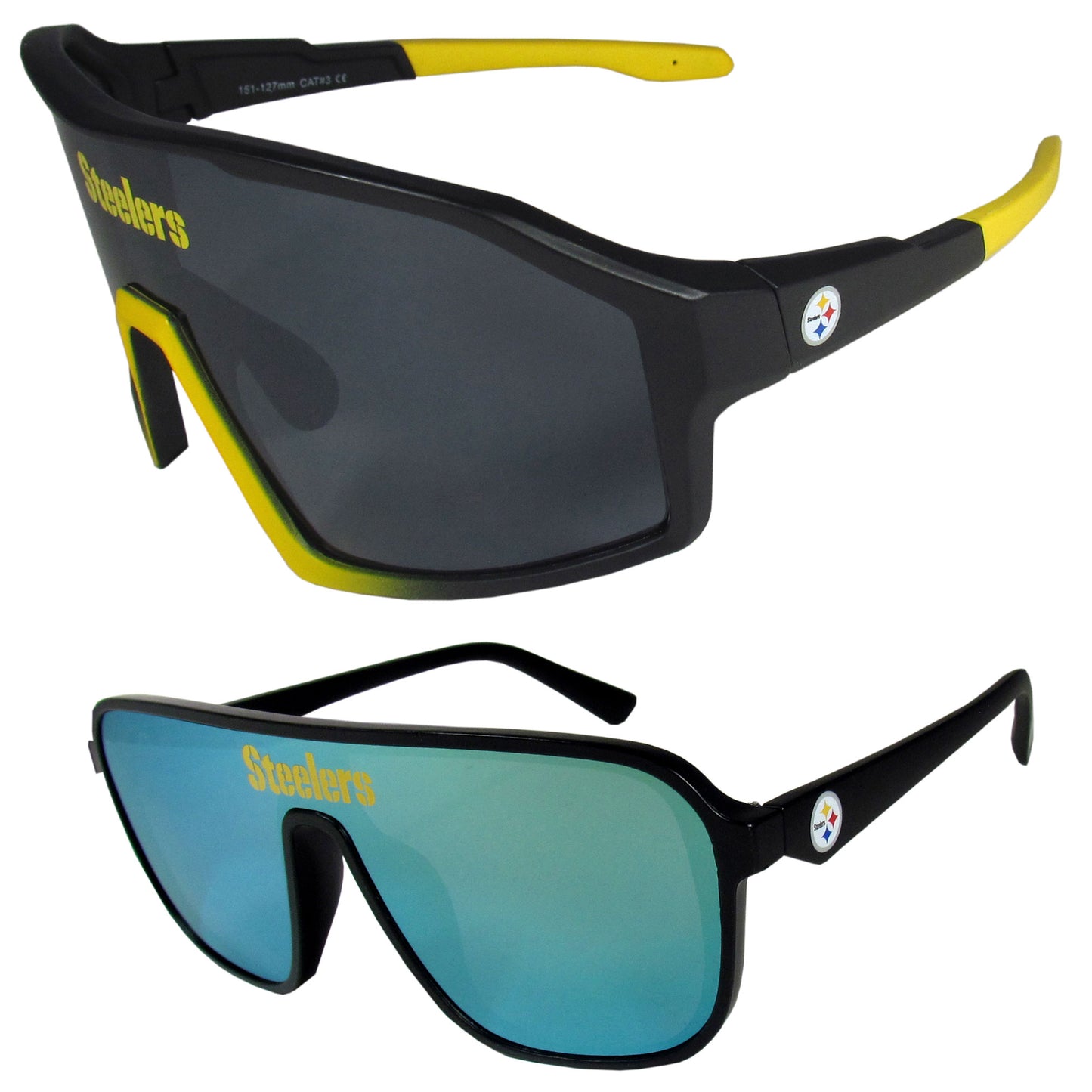Pittsburgh Steelers Shield Sunglass Combo Set