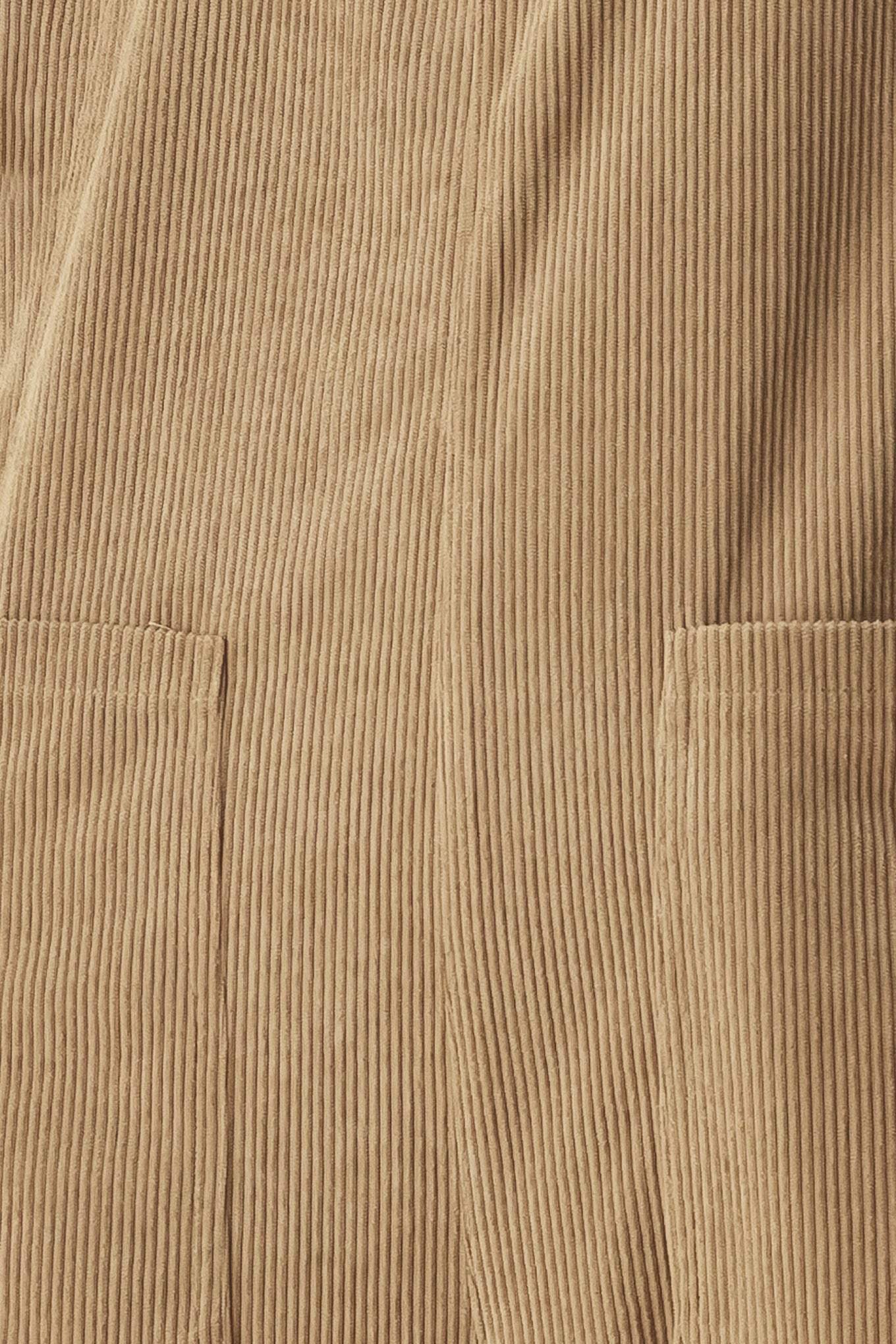 CARAMEL SLOUCHY CORDUROY JUMPSUIT