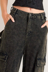CAN'T BLAME ME GARGO DENIM PANTS - Flying Tomato - Flyclothing LLC