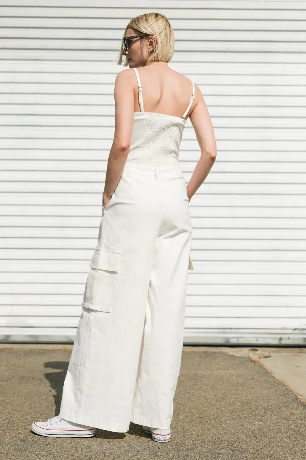 ROYAL AFFAIR WOVEN JUMPSUIT - Flying Tomato - Flyclothing LLC