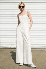 ROYAL AFFAIR WOVEN JUMPSUIT - Flying Tomato - Flyclothing LLC
