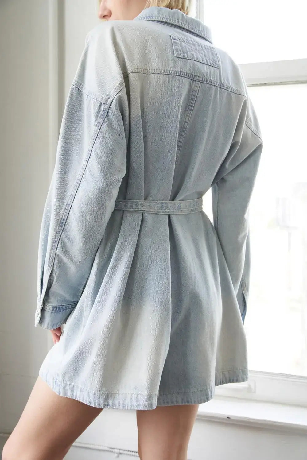 TURNING POINT DENIM ROMPER - Flying Tomato - Flyclothing LLC