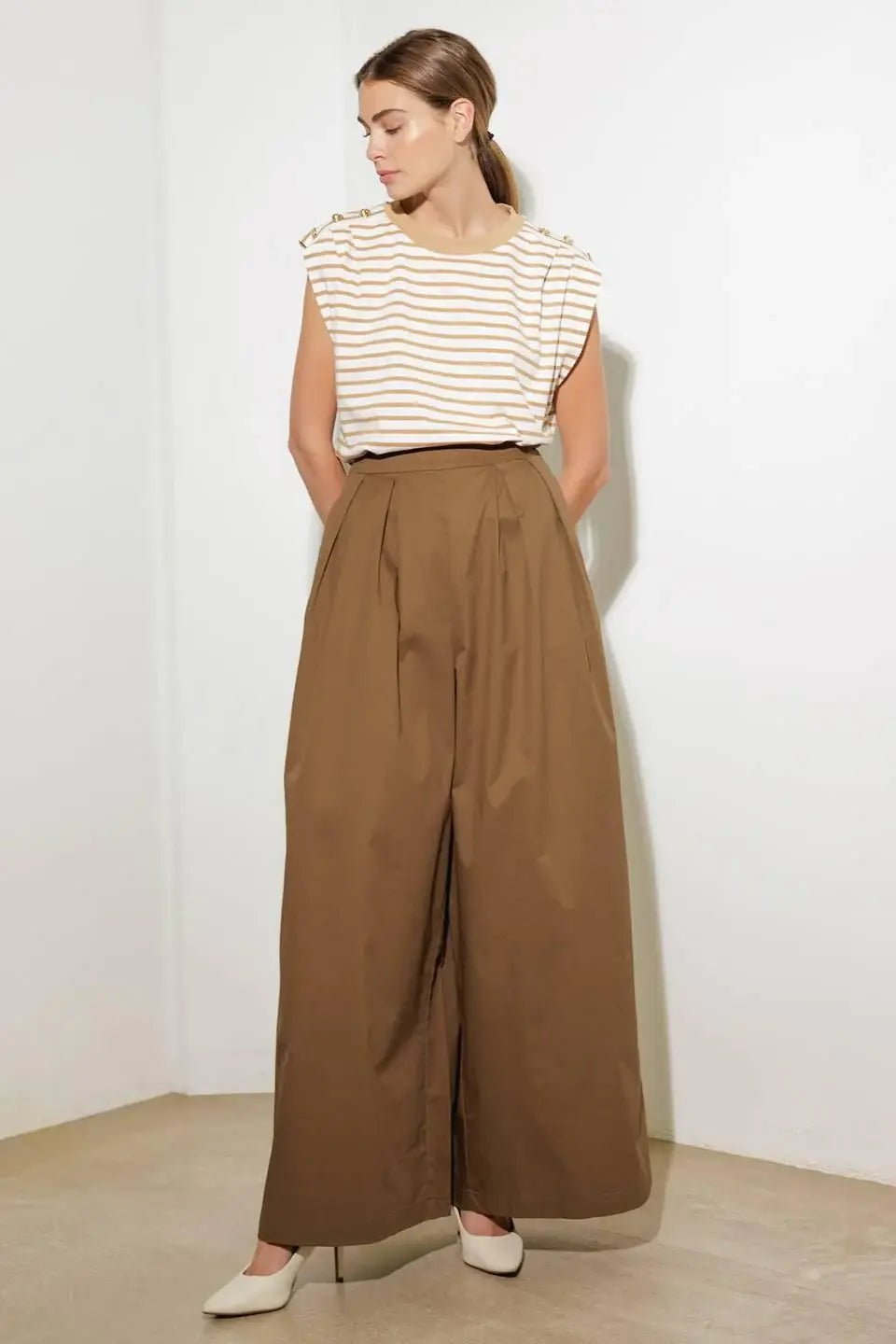 IT'S PERFECT TIMING WOVEN PANTS - Flying Tomato - Flyclothing LLC