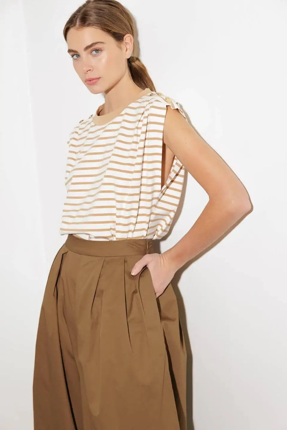 IT'S PERFECT TIMING WOVEN PANTS - Flying Tomato - Flyclothing LLC