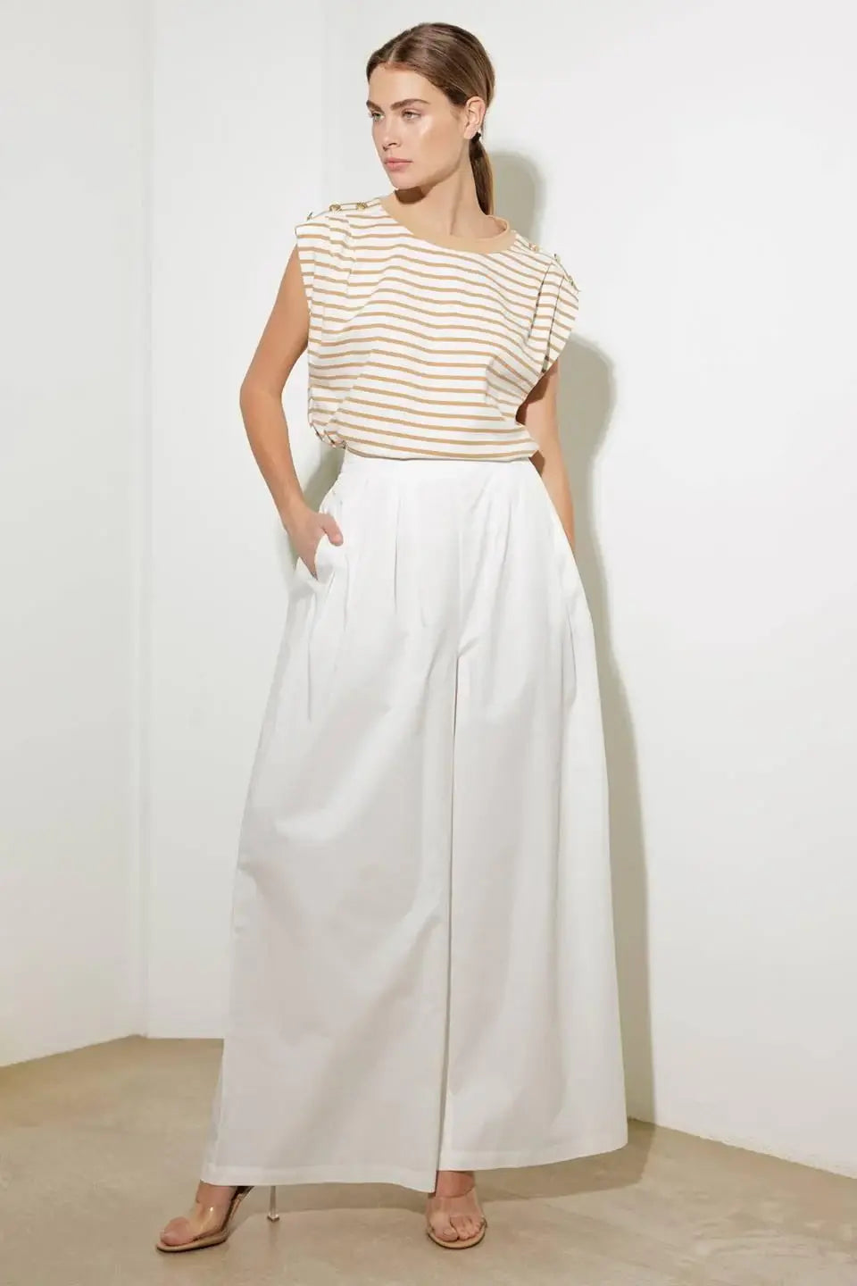 IT'S PERFECT TIMING WOVEN PANTS - Flying Tomato - Flyclothing LLC