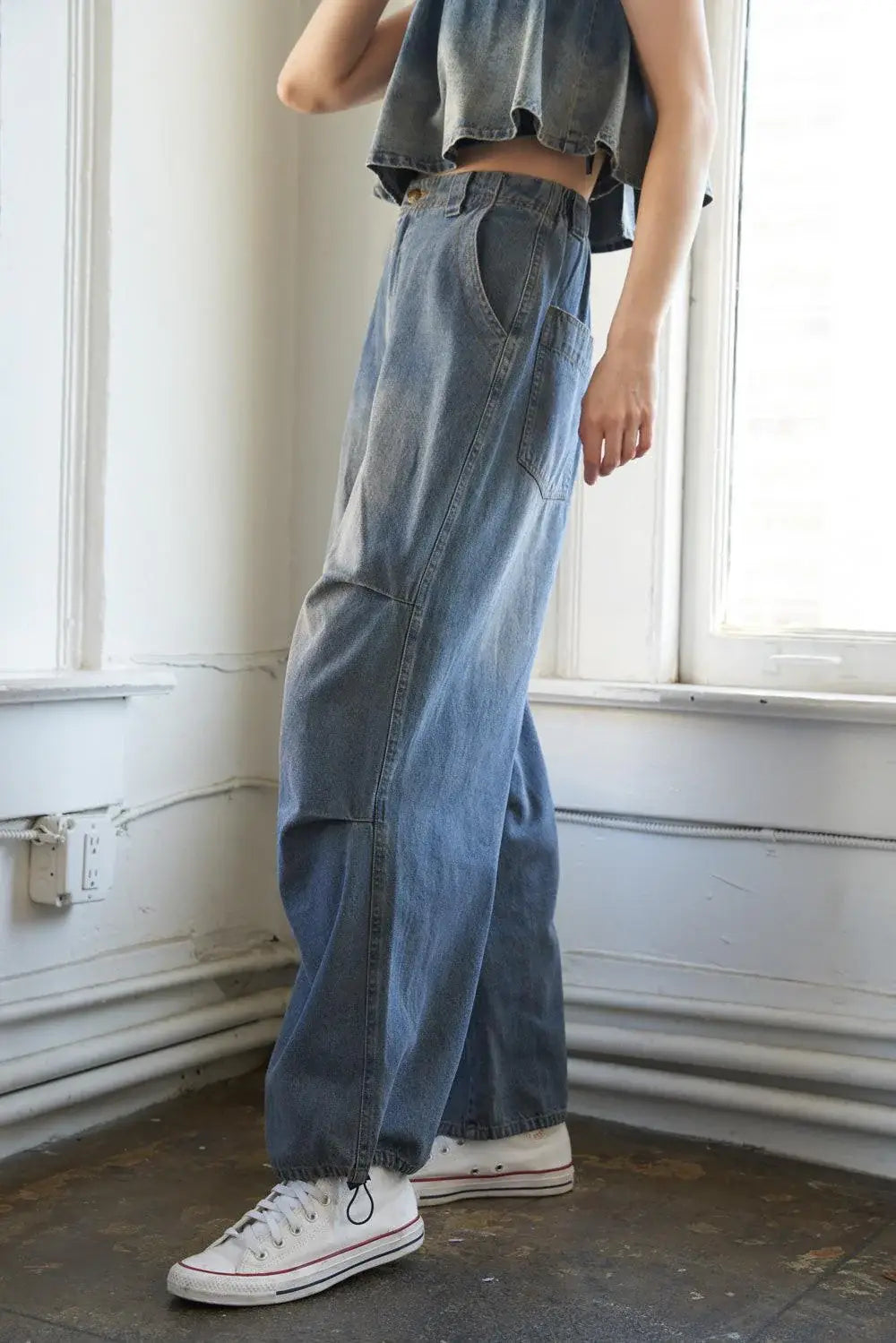 FOR THE BETTER DENIM PANTS - Flying Tomato - Flyclothing LLC