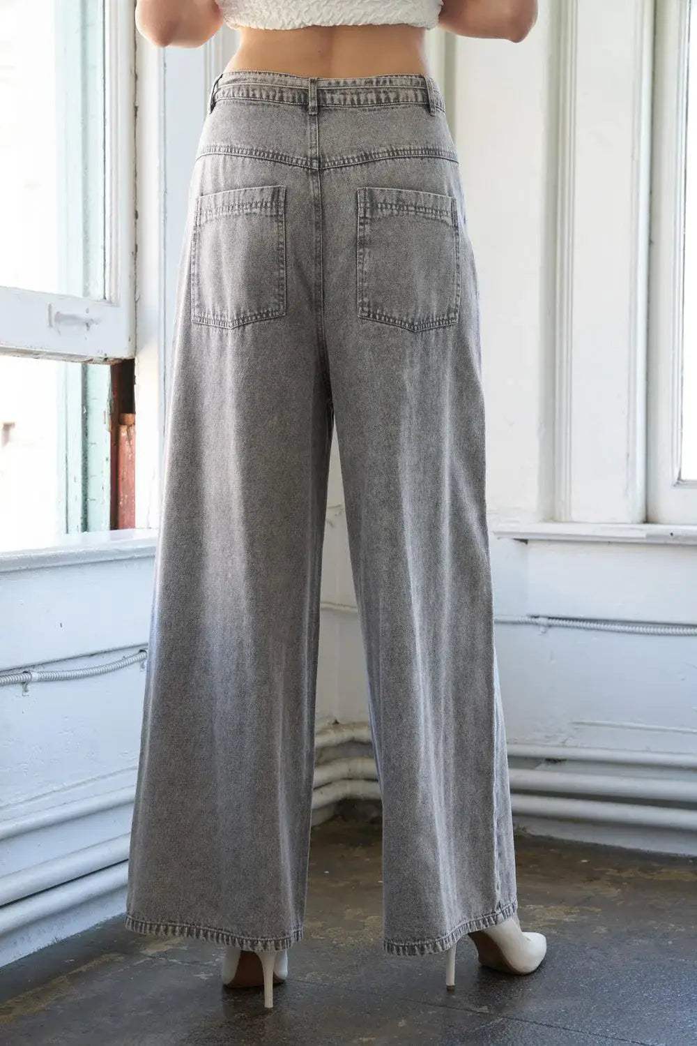 WHEN I MET YOU DENIM PANTS - Flying Tomato - Flyclothing LLC