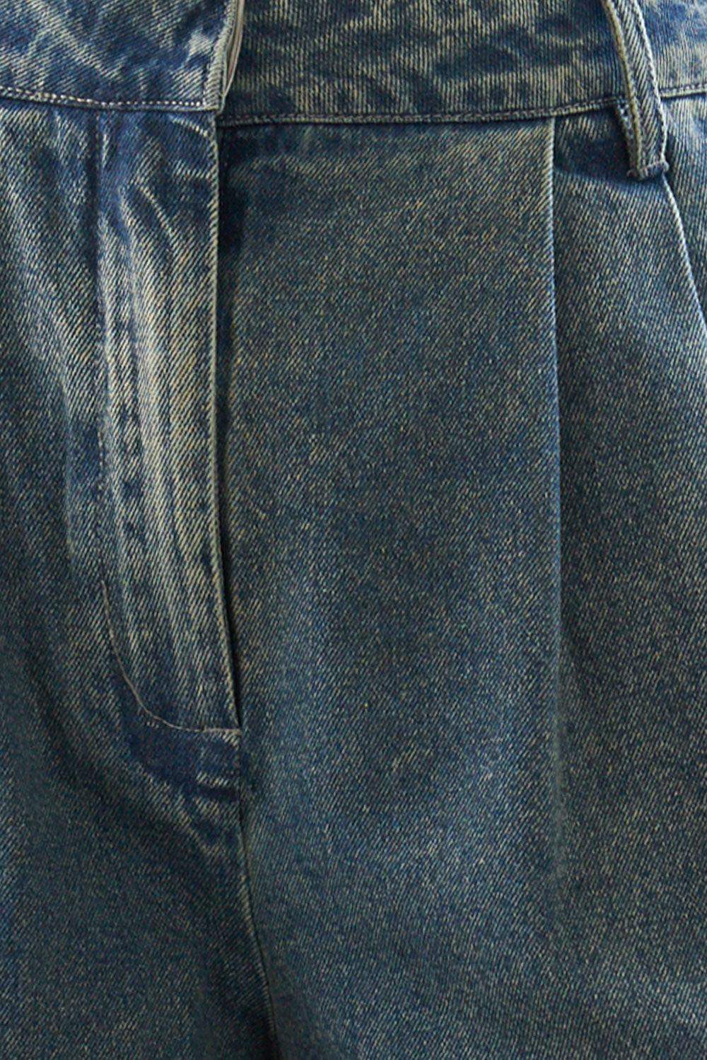 SOMEWHERE UP ABOVE DENIM PANTS - Flying Tomato - Flyclothing LLC