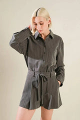 AM I OKAY WITH WOVEN ROMPER - Flying Tomato - Flyclothing LLC