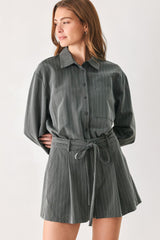 AM I OKAY WITH WOVEN ROMPER - Flying Tomato - Flyclothing LLC