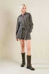 AM I OKAY WITH WOVEN ROMPER - Flying Tomato - Flyclothing LLC