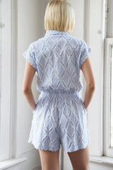 LOST IN THOUGHT WOVEN ROMPER - Flying Tomato - Flyclothing LLC