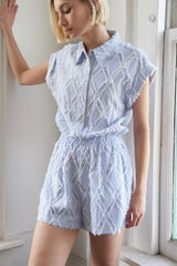 LOST IN THOUGHT WOVEN ROMPER - Flying Tomato - Flyclothing LLC