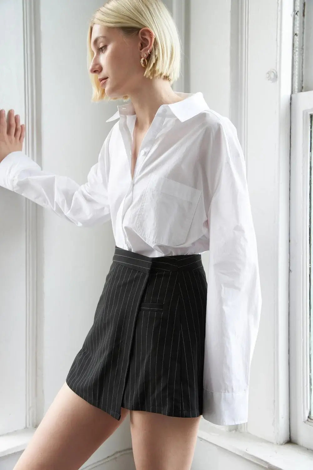 SMALL TOWN ROOTS WOVEN SKORT - Flying Tomato - Flyclothing LLC
