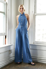 SERENE SEASONS DENIM JUMPSUIT - Flying Tomato - Flyclothing LLC