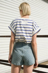 NO ONE PRETTIER DENIM SKORT - Flying Tomato - Flyclothing LLC