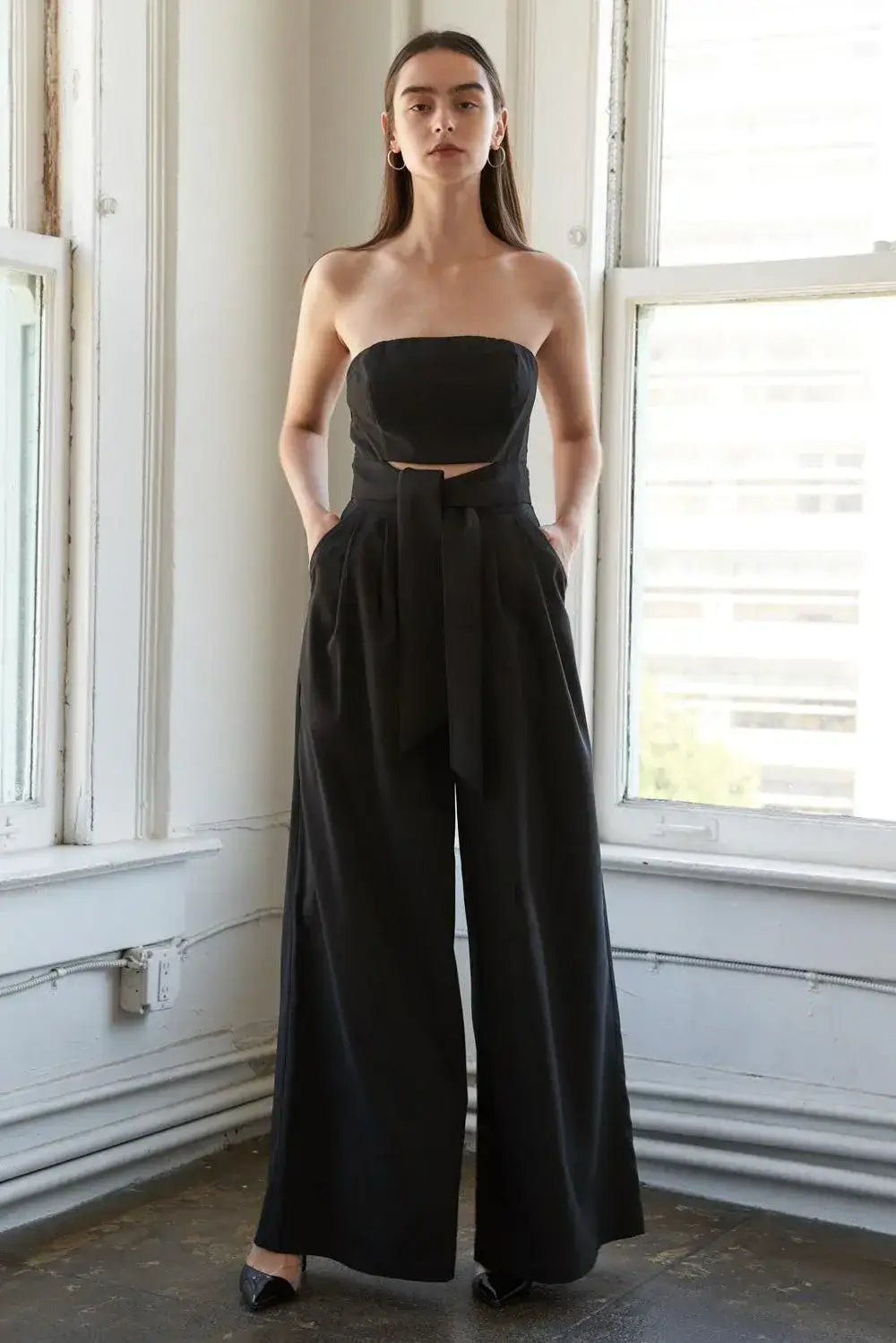 SPRINGTIME SERENADE WOVEN JUMPSUIT - Flying Tomato - Flyclothing LLC