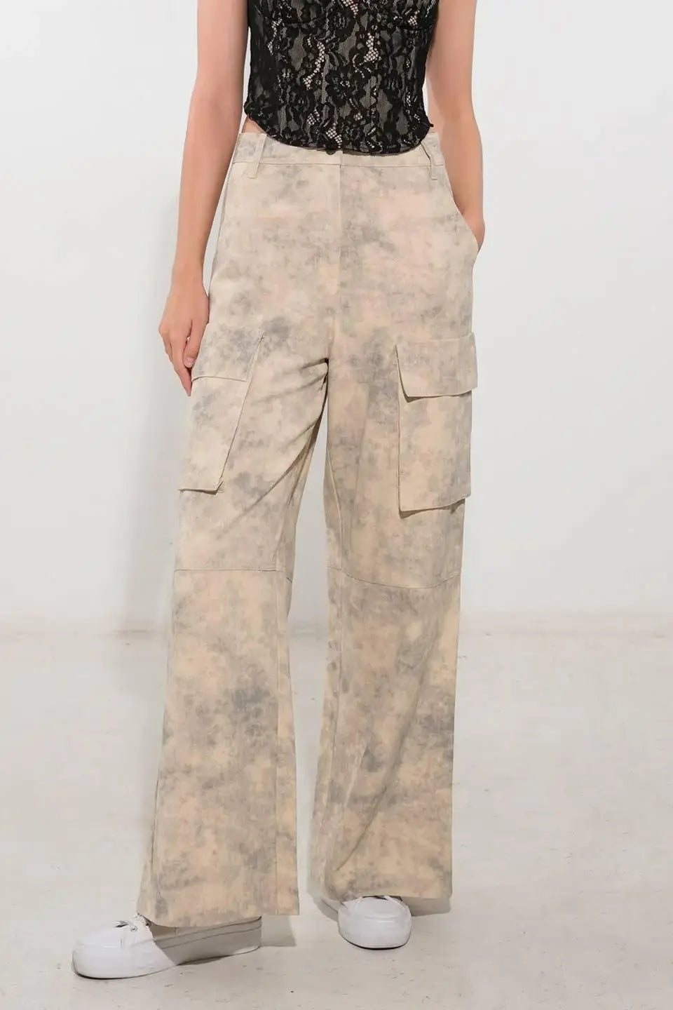 IN THE SPOTLIGHT WOVEN PANTS - Flying Tomato - Flyclothing LLC