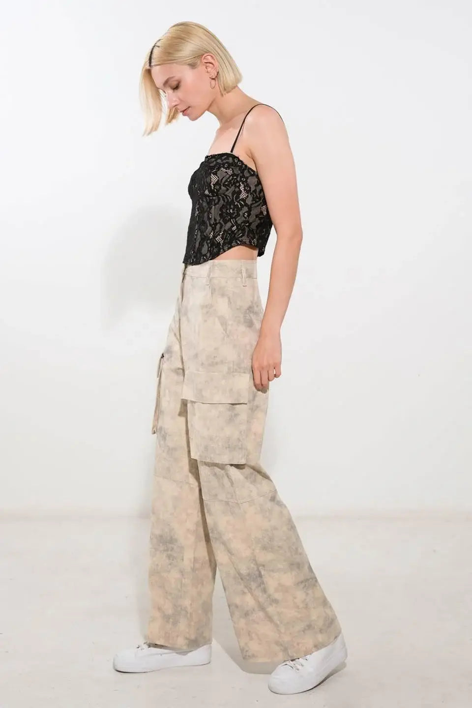 IN THE SPOTLIGHT WOVEN PANTS - Flying Tomato - Flyclothing LLC