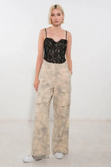 IN THE SPOTLIGHT WOVEN PANTS - Flying Tomato - Flyclothing LLC