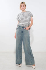 INSPIRING ALLURE DENIM PANTS - Flying Tomato - Flyclothing LLC