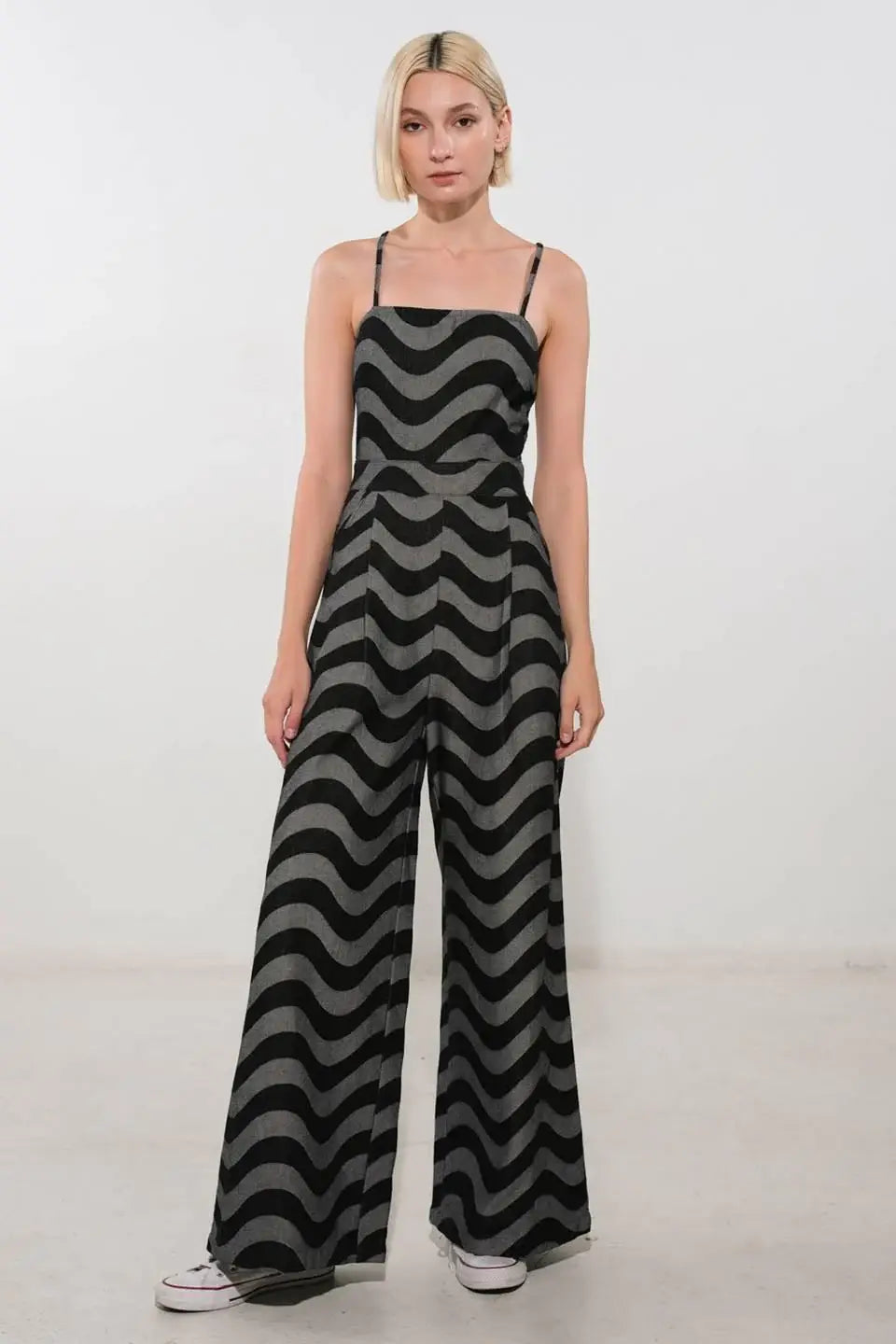 LET MY GUARD DOWN DENIM JUMPSUIT - Flying Tomato - Flyclothing LLC