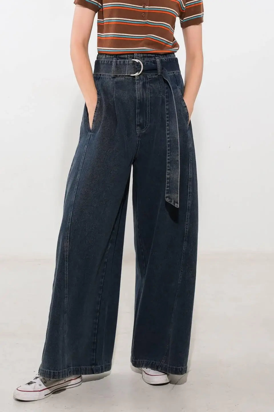 SAIL ON BY DENIM PANTS - Flying Tomato - Flyclothing LLC