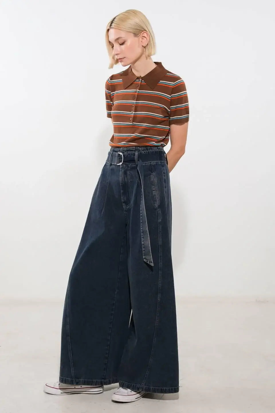 SAIL ON BY DENIM PANTS - Flying Tomato - Flyclothing LLC