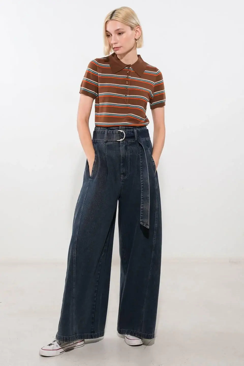 SAIL ON BY DENIM PANTS - Flying Tomato - Flyclothing LLC