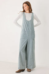 JOURNEY OF LOVE DENIM JUMPSUIT - Flying Tomato - Flyclothing LLC