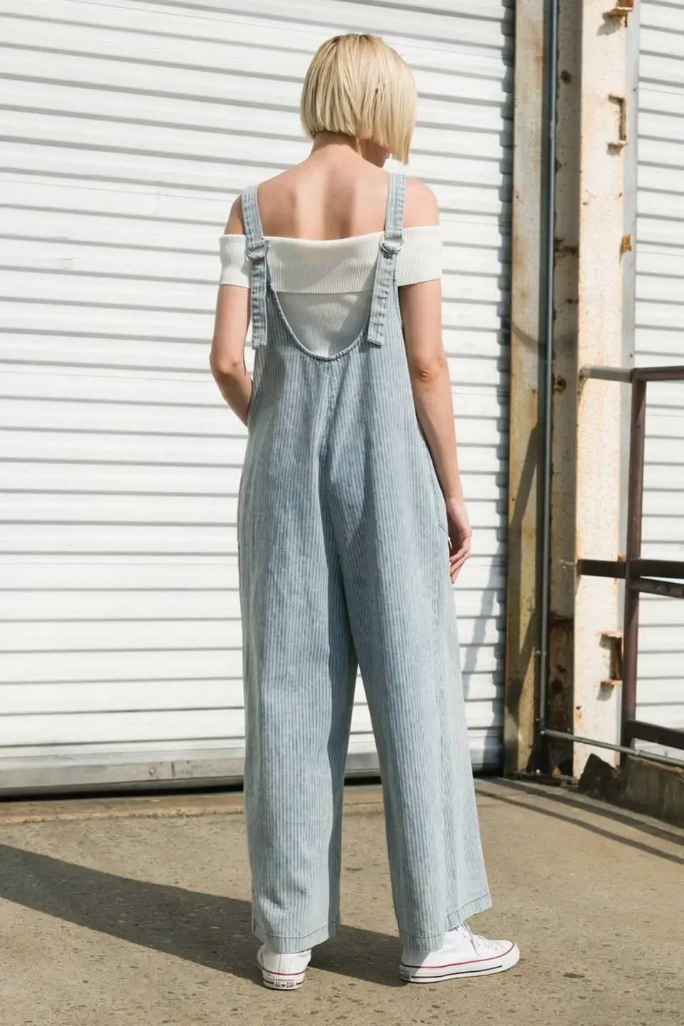 JOURNEY OF LOVE DENIM JUMPSUIT - Flying Tomato - Flyclothing LLC