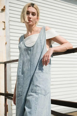 JOURNEY OF LOVE DENIM JUMPSUIT - Flying Tomato - Flyclothing LLC